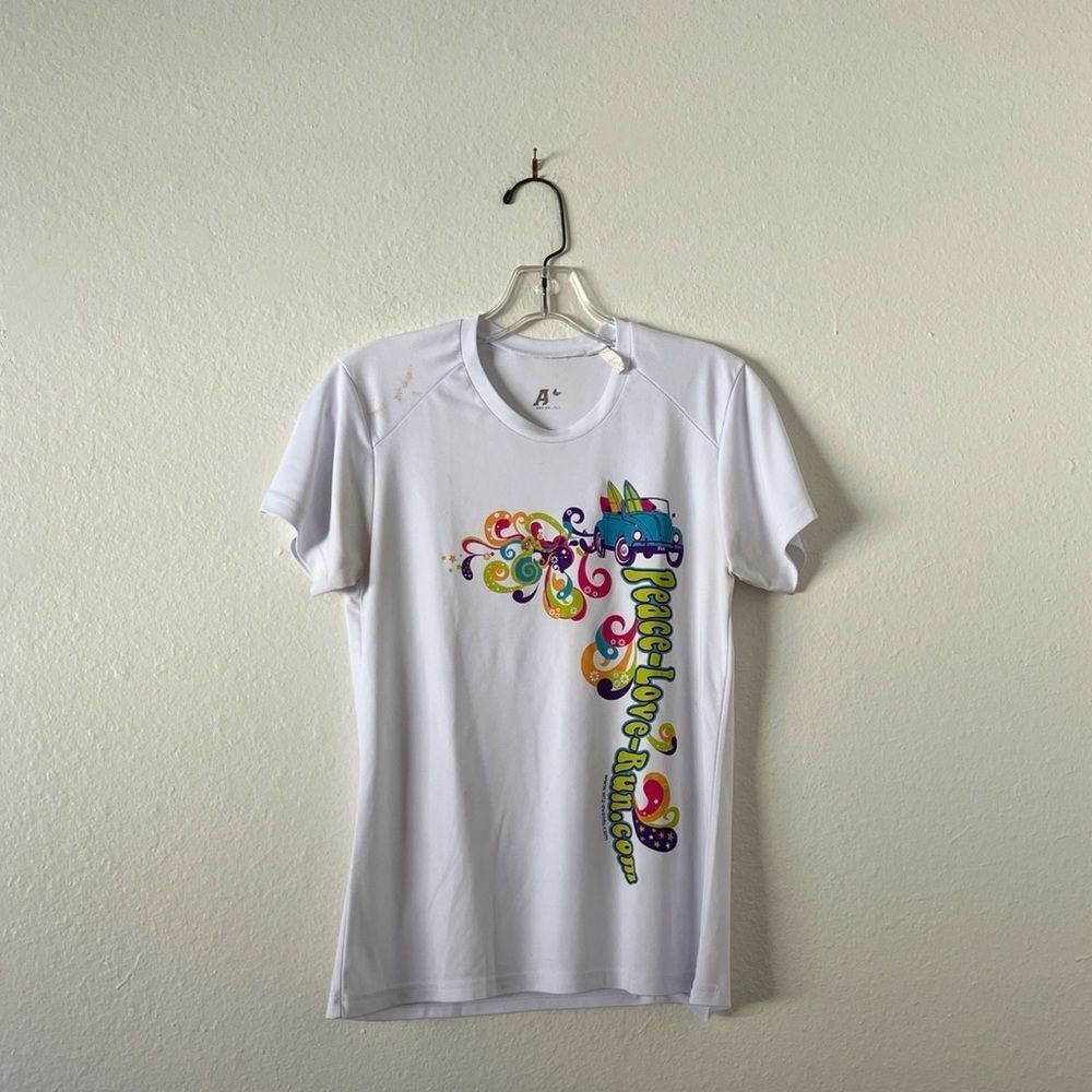 Peace Love Run Half Marathon Technical T-Shirt